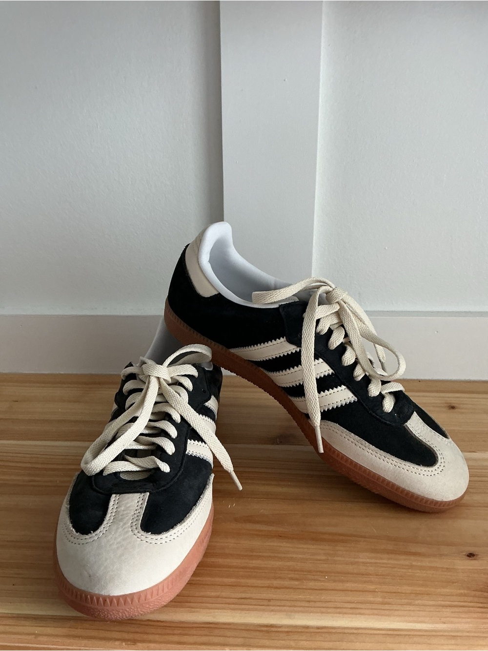 adidas Black and White Samba Sneaker